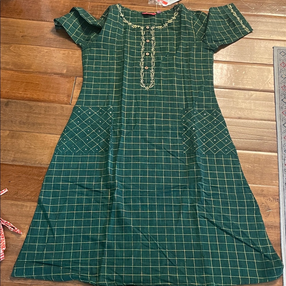 Green Kurta